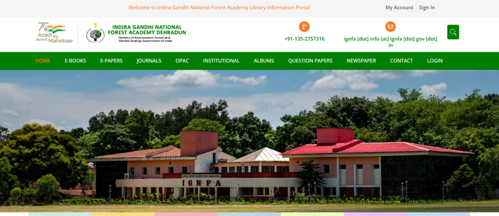 IGNFA digital library portal achieving government security compliance